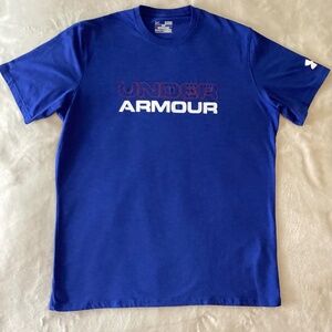Under Armour Heat Gear Loose Fit Short Sleeve Performance Tee Shirt Mens XL